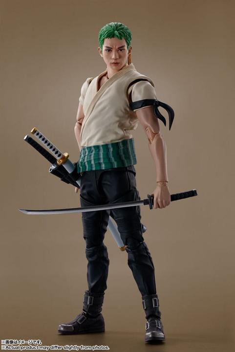 Image du produit Tamashii Nation One Piece S.H. Figuarts Actionfigur Roronoa Zoro (Netflix) 14 cm