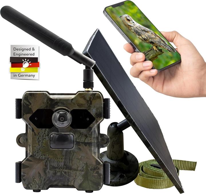 Produktbild Technaxx TX-189 -Überwachungskamera zur Wildbeobachtung inkl. Solarpanel