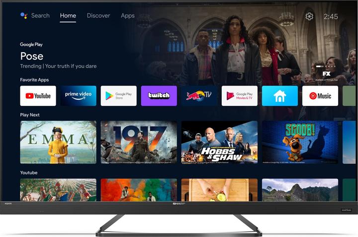 Actual product image Sharp 50EQ3EA (50", EQ3, QLED, 4K, 2022, EU)