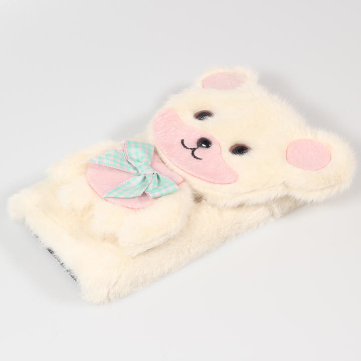 Actual product image PhoneLook Cover 3D Plush Bear Ribbon (Apple iPhone 13 Pro Max)