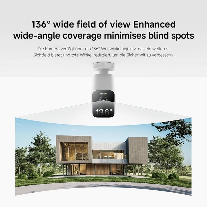 Immagine prodotto Xiaomi Telecamera per esterni BW500, BHR8301GL (2560 x 1440 Pixels)