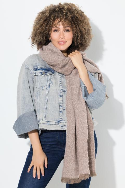 Immagine prodotto Ulla Popken Sciarpa di maglia mélange con frange