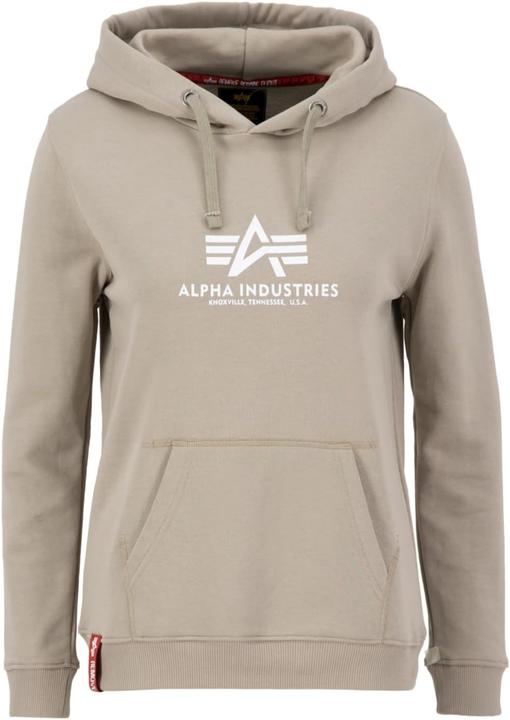 Alpha Industries New Basic Hoody voor dames Vintage Sand M (M)