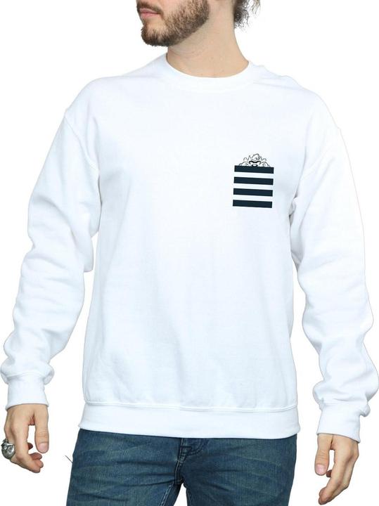 Image du produit Looney Tunes - Sweat TAZ STRIPES FAUX POCKET - Homme (S)