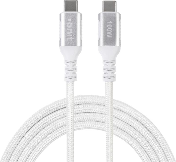 Produktbild Onit USB 3.1-Kabel USB C - USB C 2 (2 m, USB 3.2 Gen 2, 100 W)