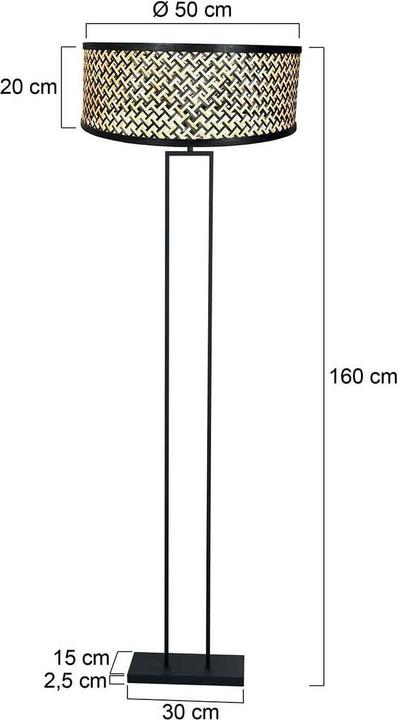 Produktbild Steinhauer Stehleuchte Stang (E27)