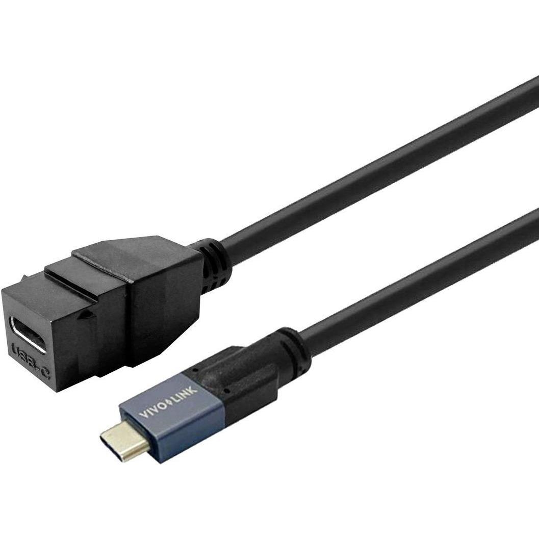 Vivolink USB-C male to female 1m (1 m, USB 3.2) (PROKEYUSBCFM2B)
