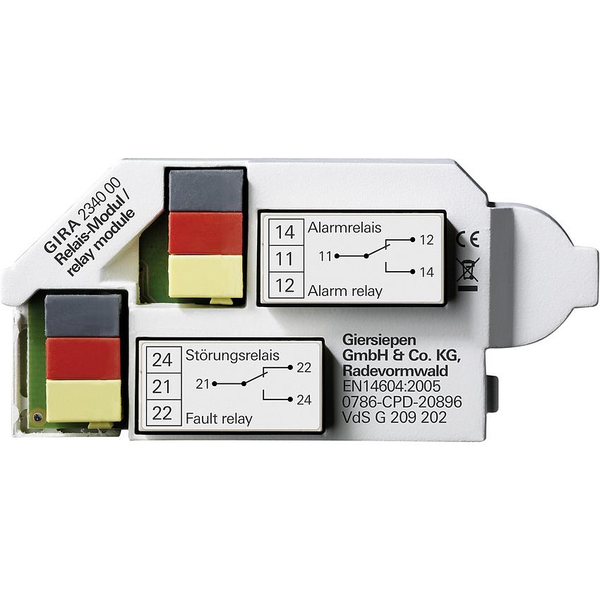 Gira, Zubehör Gebäudesicherheit, 234000 - Relaismodul - Rauchmelder - CE - 1 Stück(e)