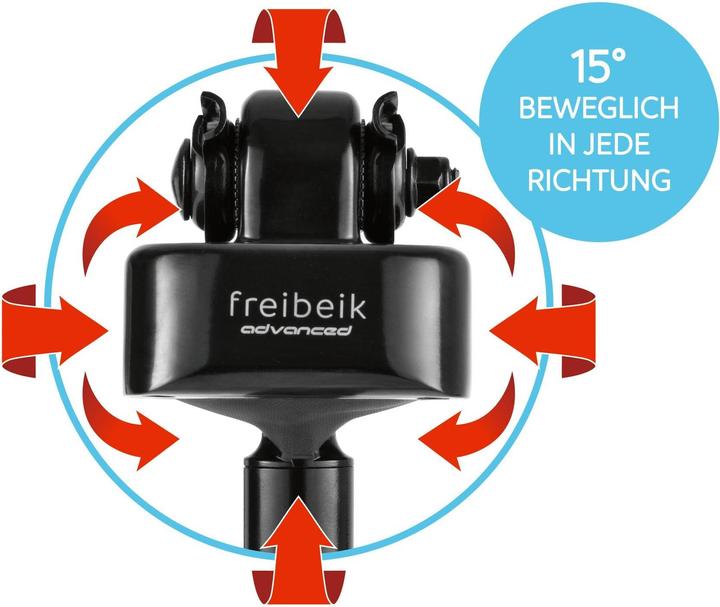 Image du produit Freibeik Articulation de selle de vélo 2.0 Noir (27.20 mm)