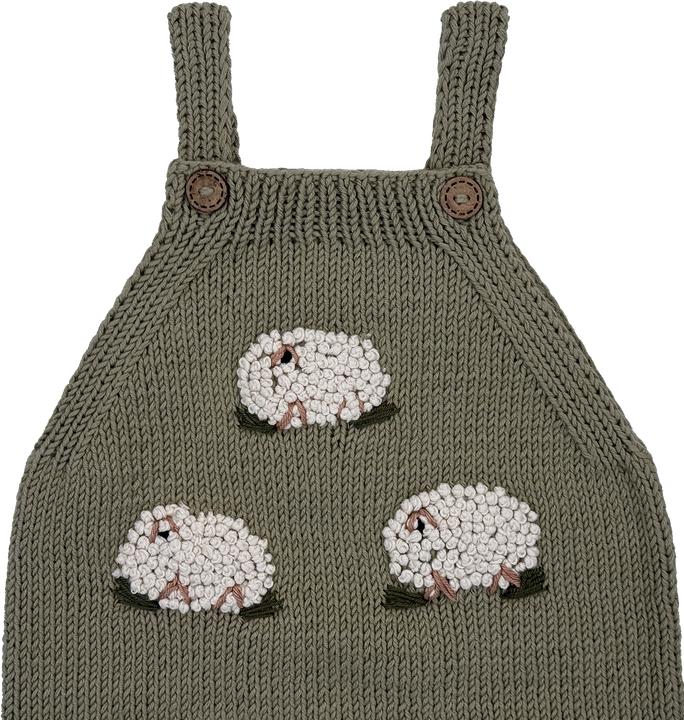 Produktbild Zemabell Premium Strick-Romper "Sheep" (68, 74)