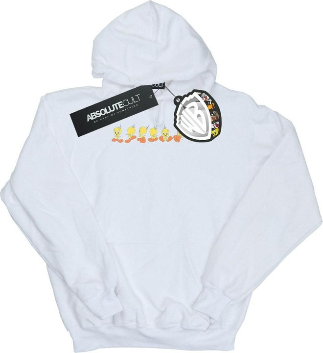 Immagine prodotto Looney Tunes Tweety Pie Colour Code Felpa con Cappuccio Donna (XXL)