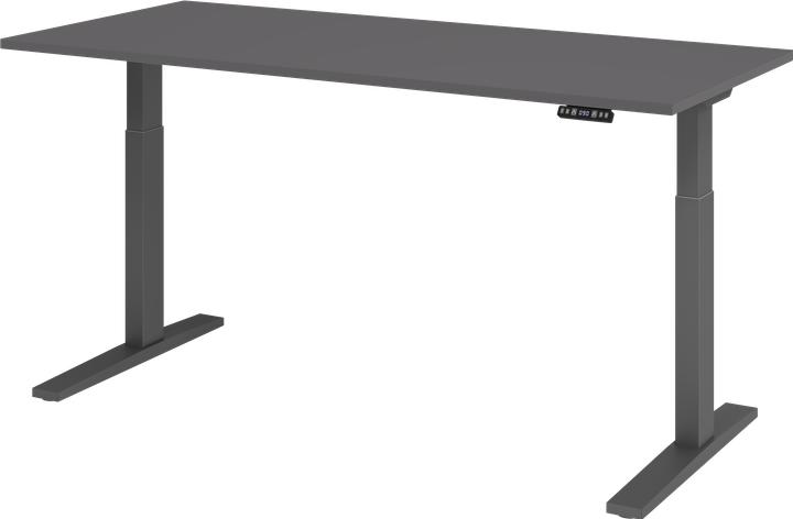 Actual product image Hammerbacher Sit/stand desk el. 180x80cm graphite/G