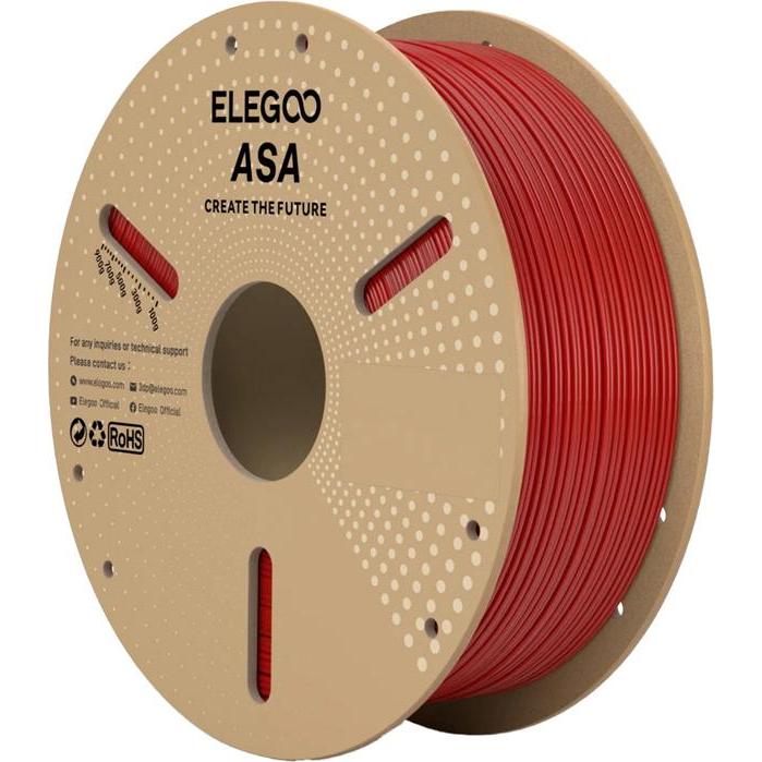 Elegoo ASA filament (red) (ASA), Filamenti stampa 3D, Rosso