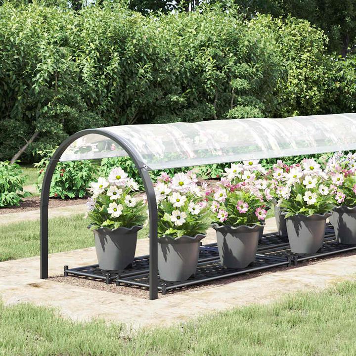 Produktbild vidaXL Transparente Plane mit Ösen 1x5 m Polyethylen durchsichtige Plane (1 x 5 m)