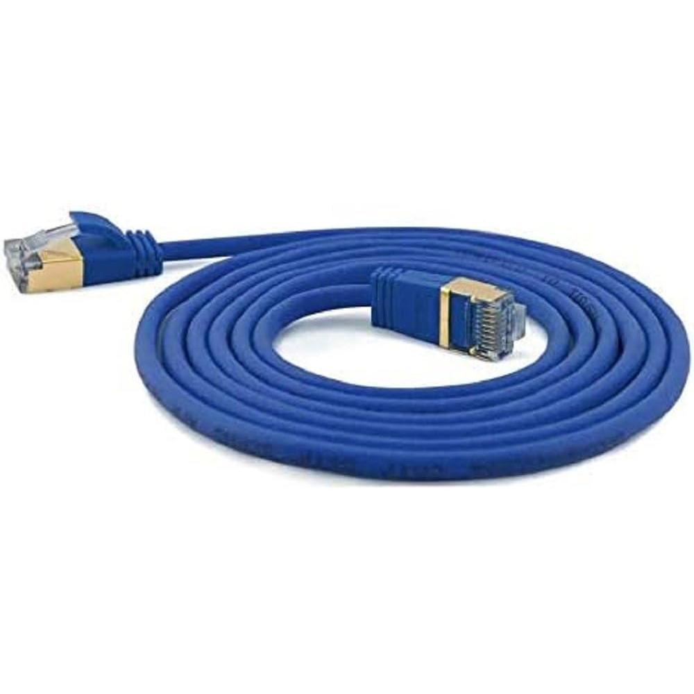 Wantec Extra dünnesCat.7 Rohkabel SSTP Patchkabel (S/FTP, CAT7, 5 m), Netzwerkkabel