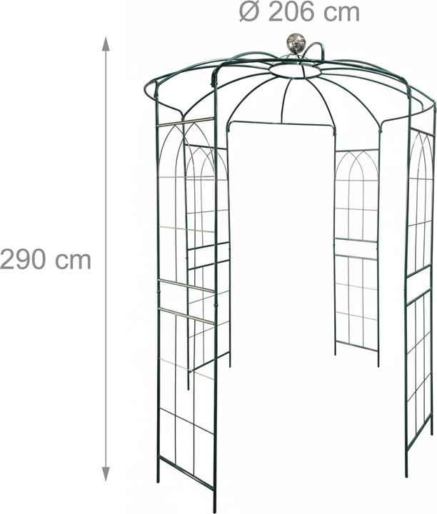 Produktbild Relaxdays Rosenpavillon (206 cm, 206 cm)