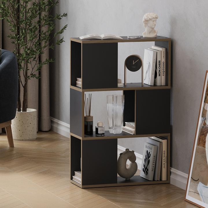 Actual product image Vicco Raumteiler Eneos, Anthrazit/Eiche, 60 x 94 cm