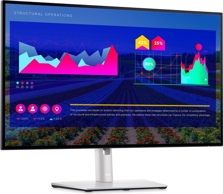 Actual product image Dell UltraSharp U2722D (2560 x 1440 pixels, 27")