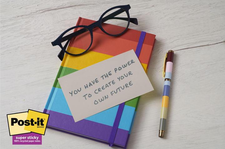 Actual product image Post-it Super Sticky Haftnotizen Recycling Sparbox (127 x 127 mm)