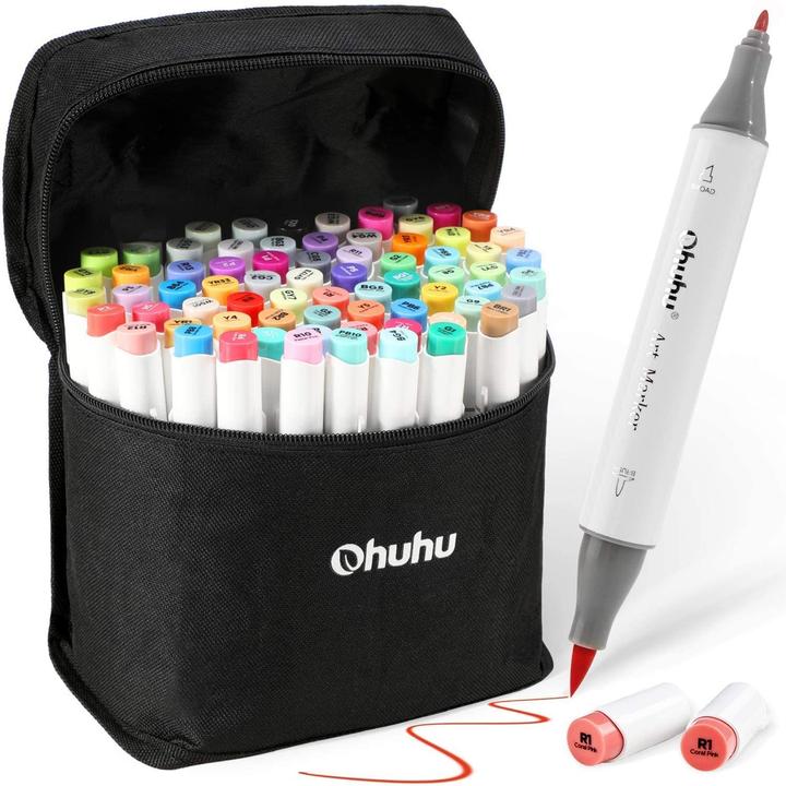 Actual product image Ohuhu Honolulu B art marker (Multicoloured, 72 x)