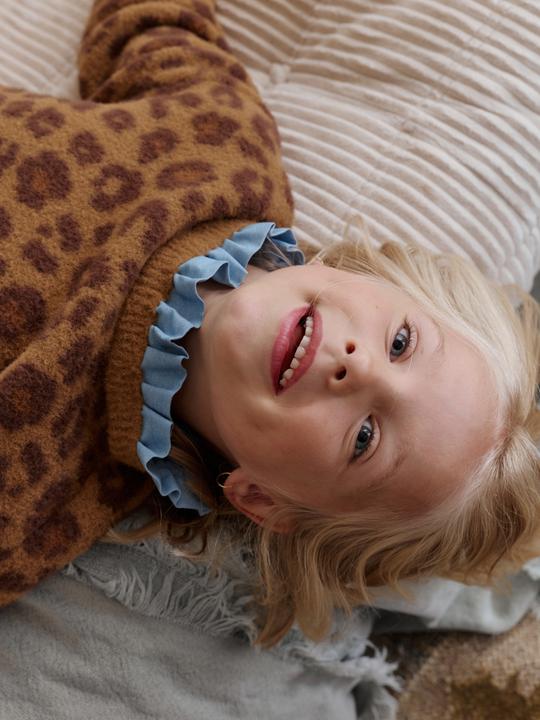 Produktbild Vertbaudet Mädchen Pullover LEOPARD Familien-Capsule (104, 98)