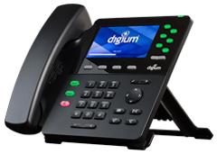 Productafbeelding Digium Sangoma telefoon, D65, 6-lijns SIP met HD Voice, Gigabit, Bluetooth, 4,3 Inch Kleurenscherm, Ico