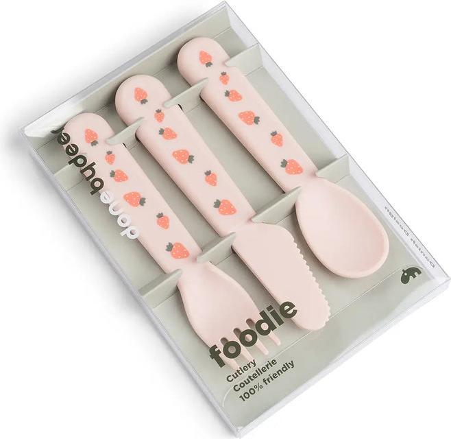 Produktbild Done by Deer Esslernbesteck 3-tlg. Besteck-Set Foodie - Tiny Farm -