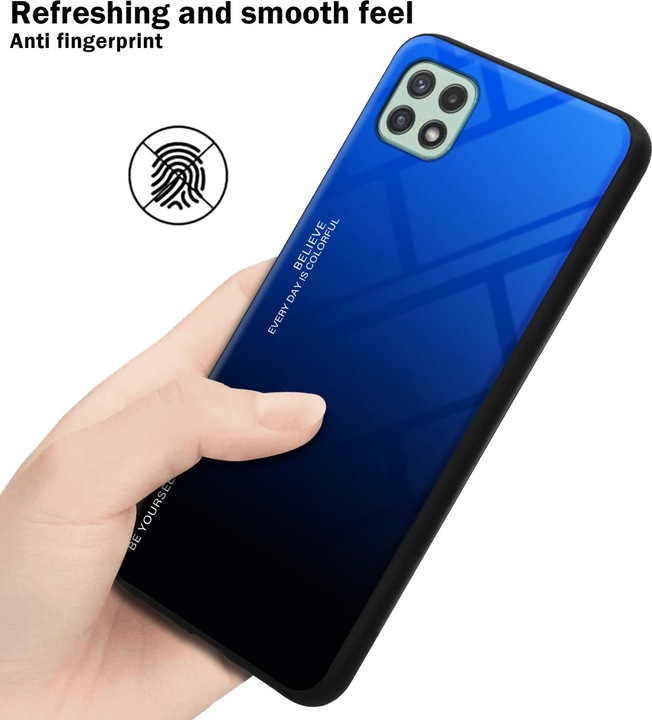 Actual product image Cadorabo TPU 2 colors glass envelope (Samsung Galaxy A22 5G)