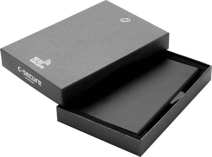 Actual product image C-secure Aluminium RFID Blocking Card Holder
