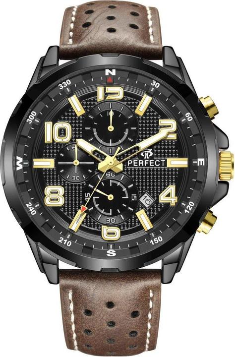 Produktbild HERREN PERFECT CH05L - CHRONOGRAPH (zp353i) + BOX (Chronograph, 205 mm)