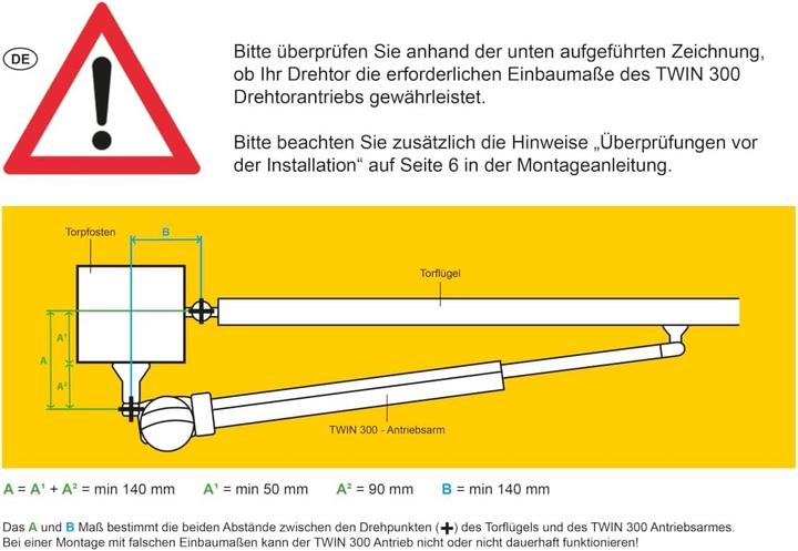 Produktbild Schellenberg TWIN 300 Drehtorantrieb (60820)