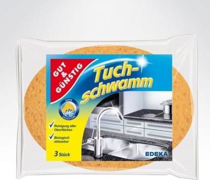 Actual product image Gut & Günstig GUT&GÜNSTIG sponge cloths, 3 pcs. (1 pcs.)