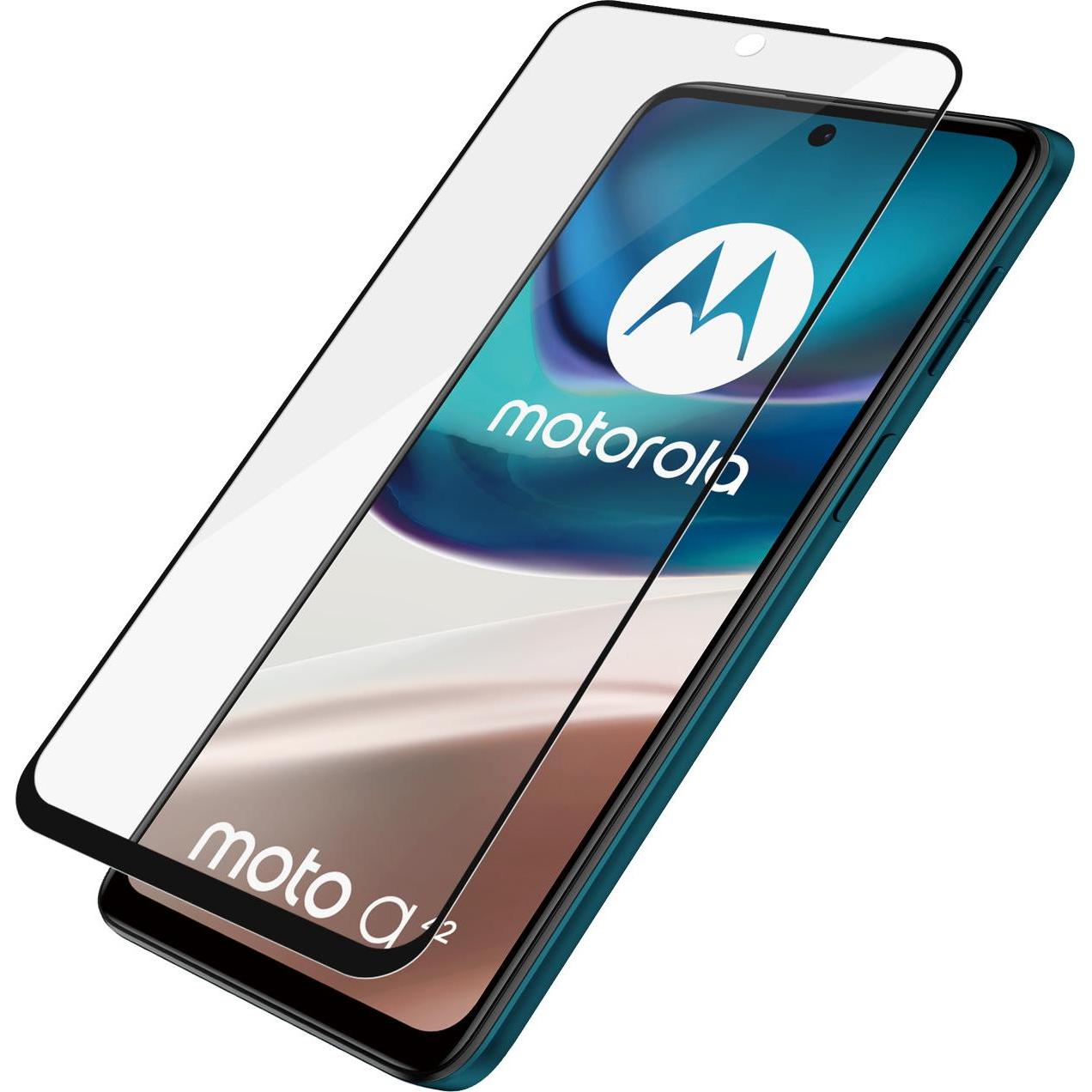 PanzerGlass Ultra-Wide Fit (1 Stück, Motorola Moto G42), Smartphone Schutzfolie, Transparent
