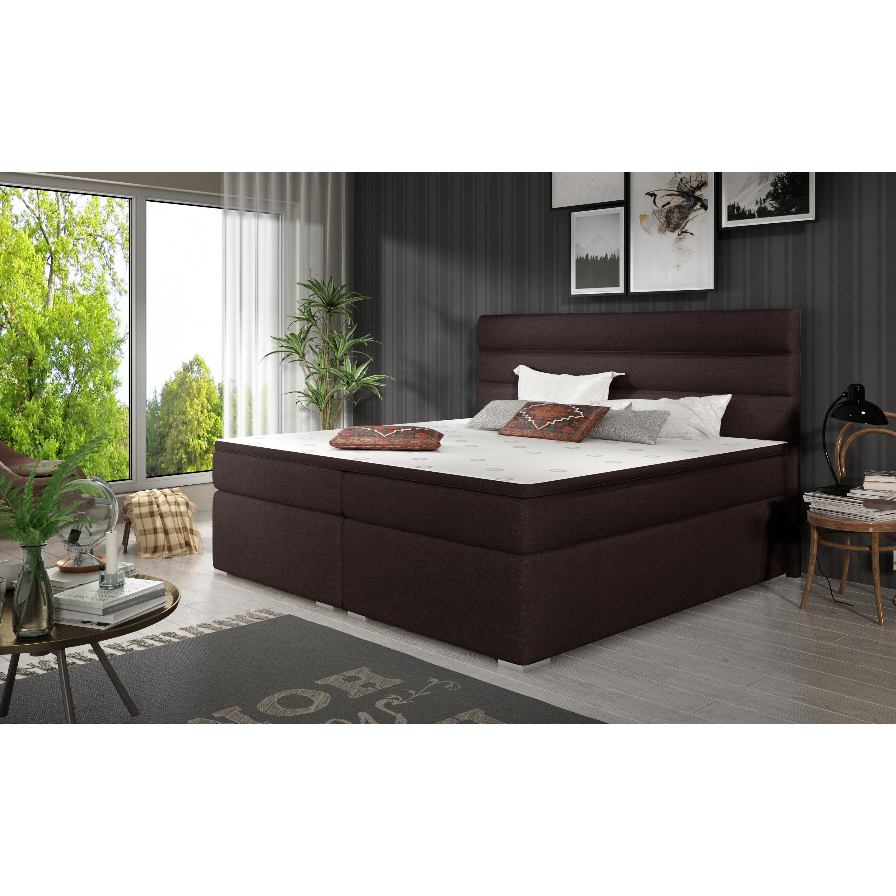 ELTAP, Boxspringbett, Softy mit Stauraum (140 x 200 cm)