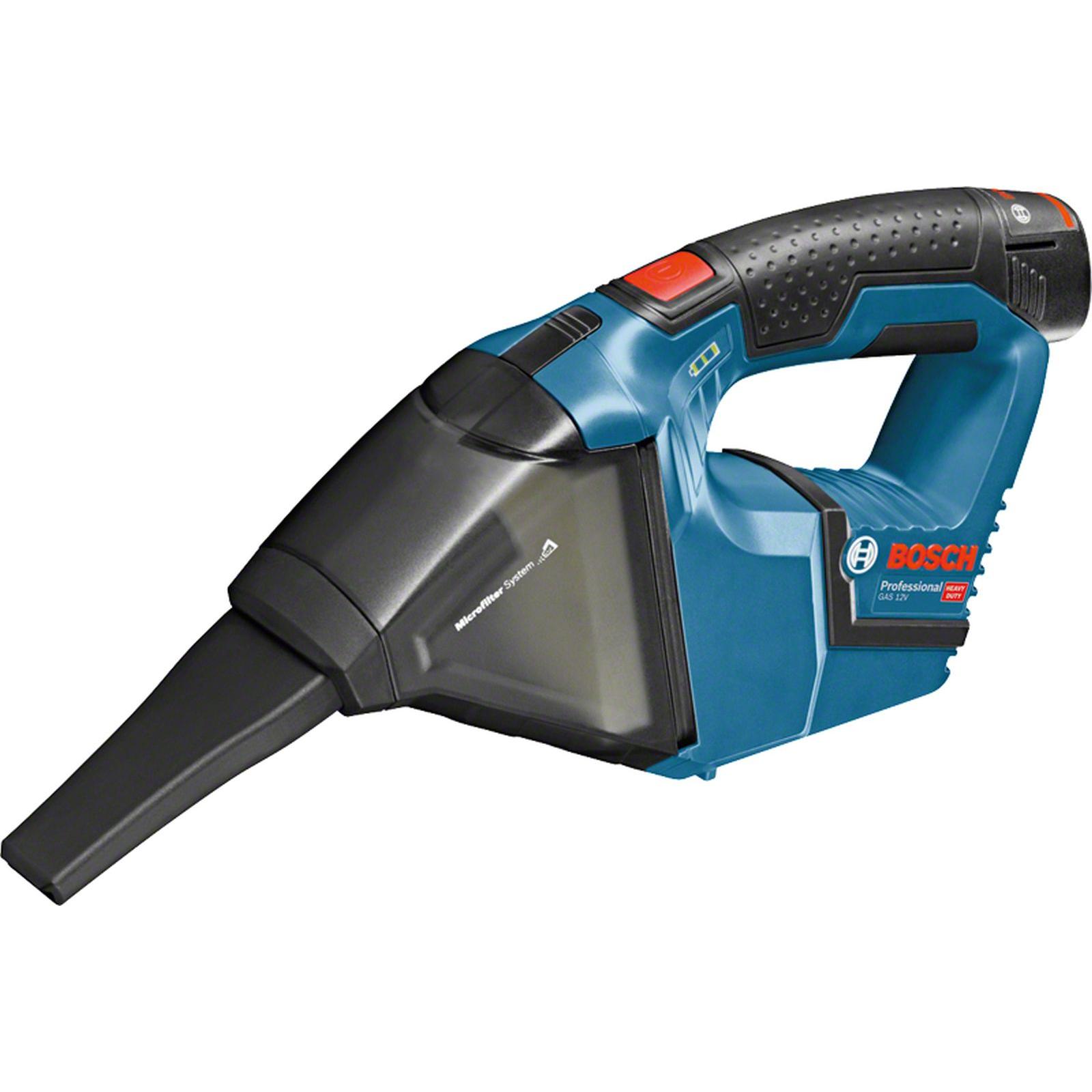 Bosch Professional Gas 12v, Aspirapolvere, Nero, Blu