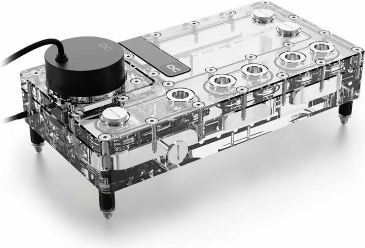Actual product image Alphacool Core Distro Plate 240 Right with VPP Pump