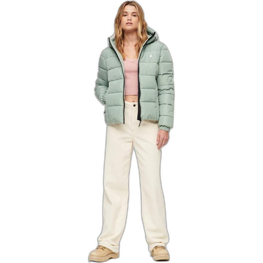Superdry, Damen, Jacke, daunenjacke it kapuze, daen spirit sports (M), Grün, M