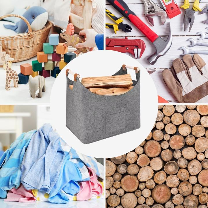 Actual product image Hermex Fireplace basket (45 x 32 x 40 cm)