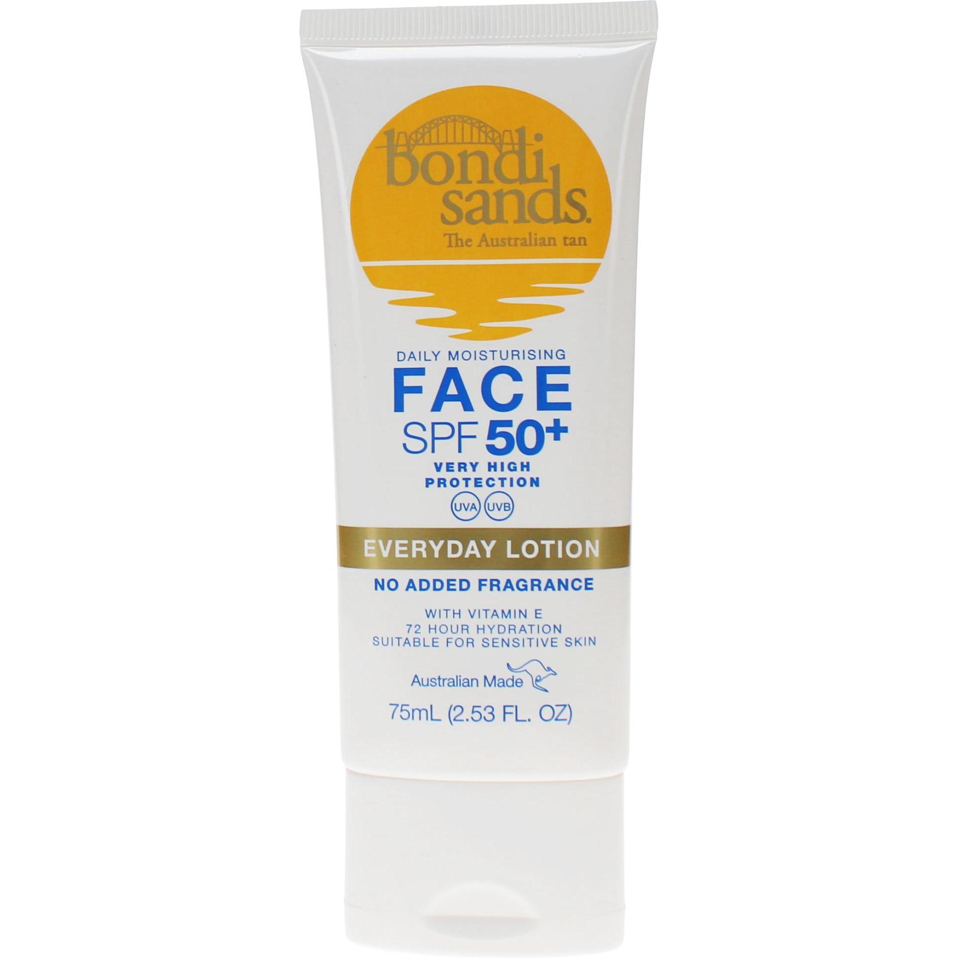 Bondi Sands, Sonnencreme, - Bs Spf 50+ Everyday Face Lotion (Sonnencreme Gesicht, SPF 50+, 75 ml)