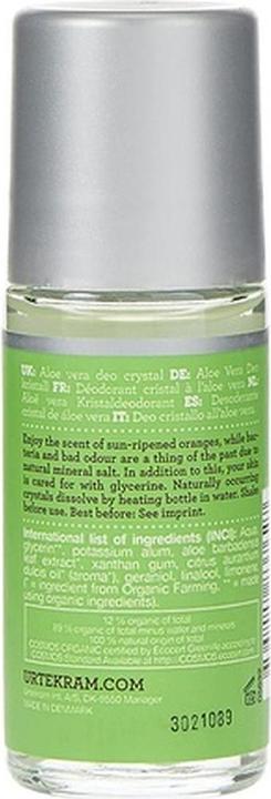 Produktbild Urtekram Aloe Vera Deokristall Roll-On Bio (Roll-on, 50 ml)