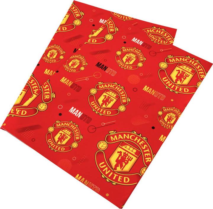 Image du produit Manchester United FC - Feuilles de papier cadeau (Papier cadeau, 2 x)