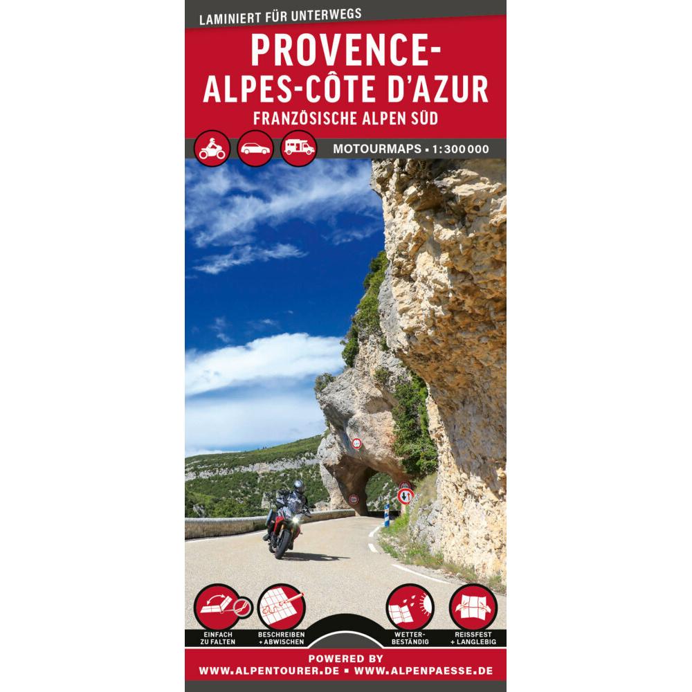 MoTourMaps Provence-Alpes-Côte d'Azur, Landkarte