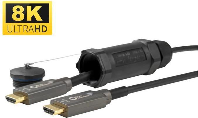 Actual product image MicroConnect Premium Optic HDMI Cable 50m (50 m, HDMI, 2.0)