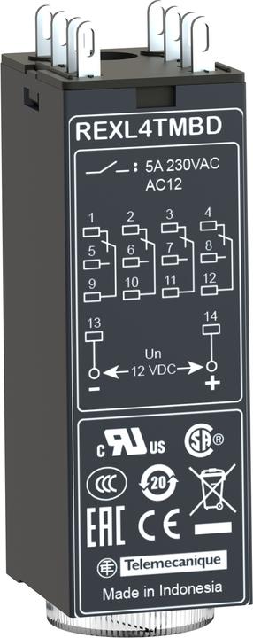 Produktbild Schneider Electric 4 CO On Delay timer 24V DC REXL4TMBD