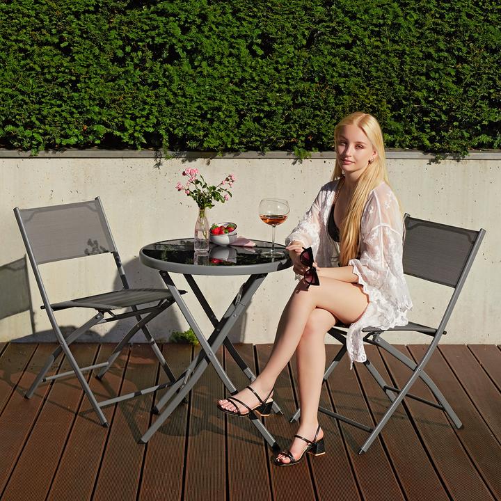 Image du produit tectake Ensemble de jardin Düsseldorf (60 cm)