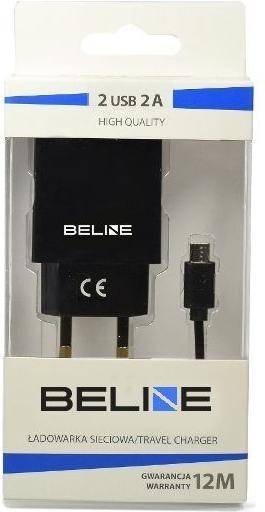 Image du produit Beline Chargeur de voyage 2xUSB + microUSB 2A bla (10 W, 2 ports)