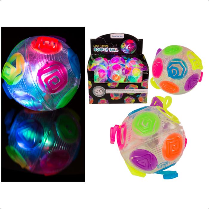 Produktbild Out of the blue Springball, Crazy Flashing, Regenbogen