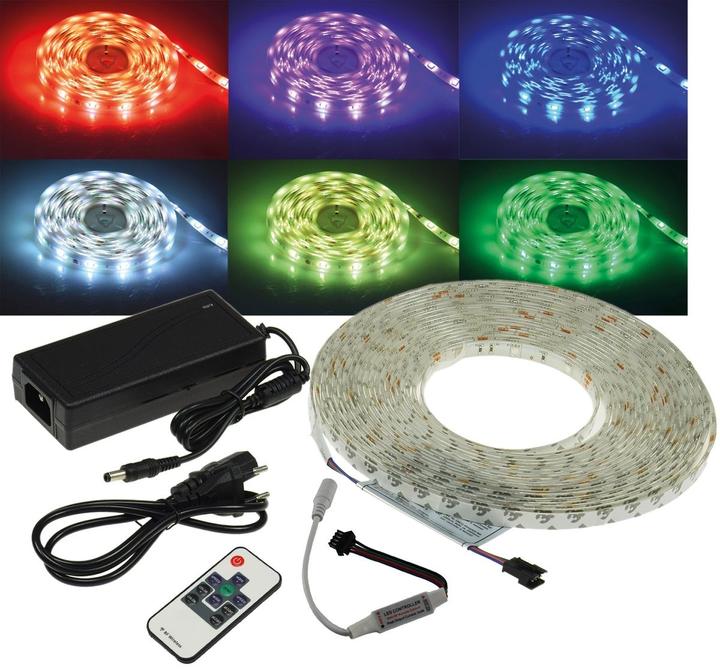 Produktbild Chilitec RGB LED-Strip Set "RGB-1000 RF" 10m (RGB, 1000 cm, Indoor)