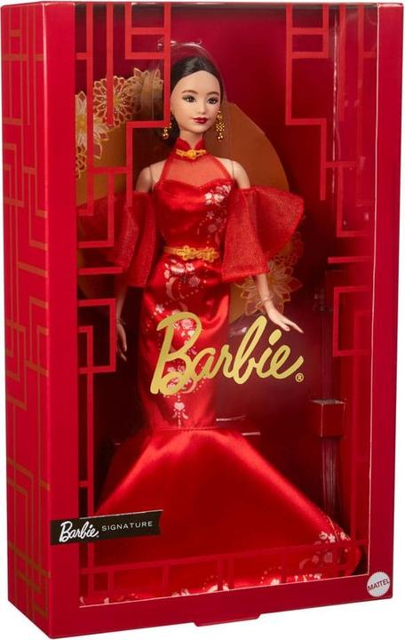 Productafbeelding Mattel Barbie Signature Lunar New Year mit Qipao und goldenen Accessories