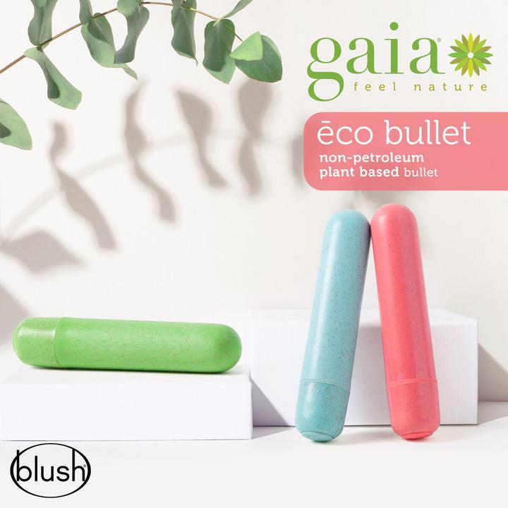 Actual product image Gaia Eco Bullet Vibrator â Green